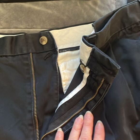 George Black Wrinkle Resistant Pleated Front Men Chino Pants 38x30 Bundle 3 - Picture 2 of 7